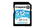 Carte mémoire SD Kingston Canvas Go! - 512Go