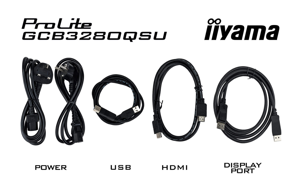 Ecran incurvé 32" Iiyama G-Master Red Eagle GCB3280QSU-B2 Quad HD 180Hz (Noir)