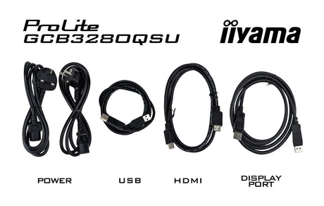 Ecran PC Gamer Incurvé - IIYAMA - 32 - QHD - 180Hz - Dalle VA - 0,2ms - Ajustable en hauteur - GCB3280QSU-B2