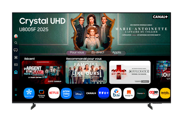 Samsung 70U8005F - TV LED 70 (178 cm) - 4K UHD 3840x2160 - HDR - Smart TV - Gaming Hub - 3xHDMI - WiFi
