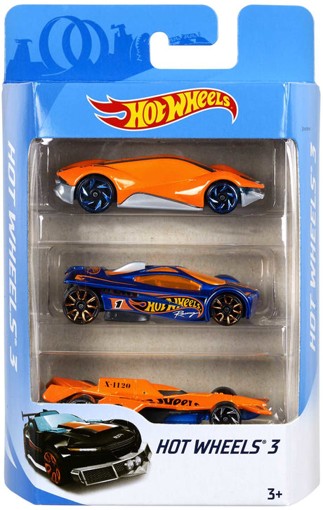 Hot Wheels - Coffret de 3 Véhicules - Petites Voitures - 3 ans et + - Hot Wheels - K5904