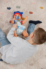 Poupon - BABY BORN - Jonas - 10 fonctions réalistes - 10 accessoires - Bleu et Rouge - 43cm - Des 3 ans