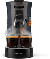 Cafetiere a dosette - PHILIPS - SENSEO - CSA240/71 - Select - Bleu nuit