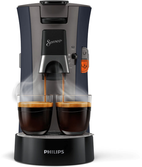 Cafetiere a dosette - PHILIPS - SENSEO - CSA240/71 - Select - Bleu nuit