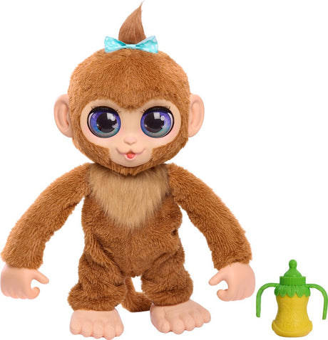 Jouet interactif - FURREAL FRIENDS - Peanut le Singe - Plus de 100 réactions, marche, équilibre et câlins