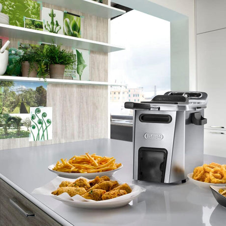 DELONGHI F44532CZ Friteuse électrique semi-professionnelle PremiumFry - Inox