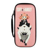 Housse de protection et transport - Nintendo Switch 2 - Konix - Spy x Family - Rangement accessoires - Anya et Bond Forger - Rose
