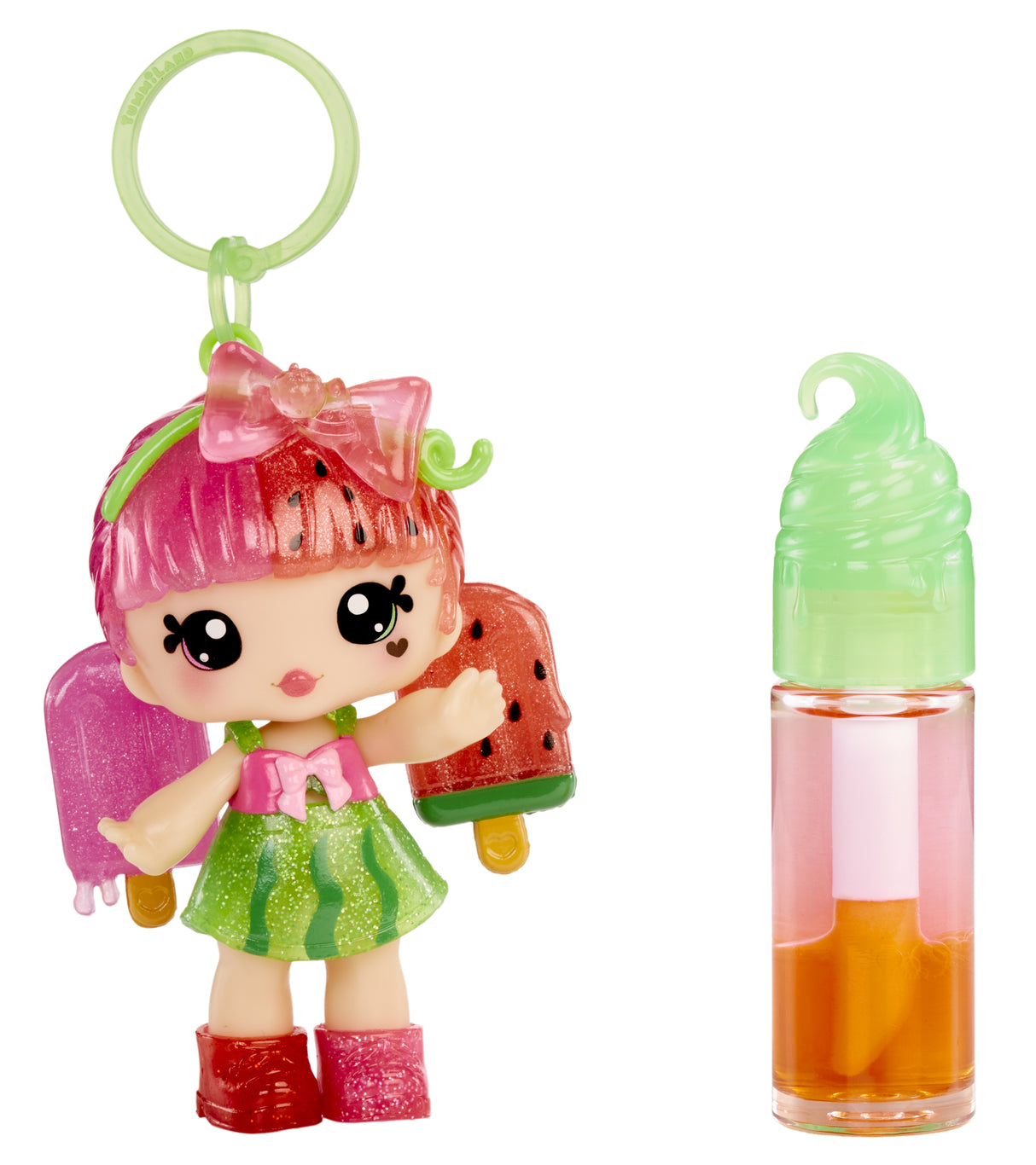 Yummiland Lip Gloss Doll - Color Change Combo -  Poppy Melonberry