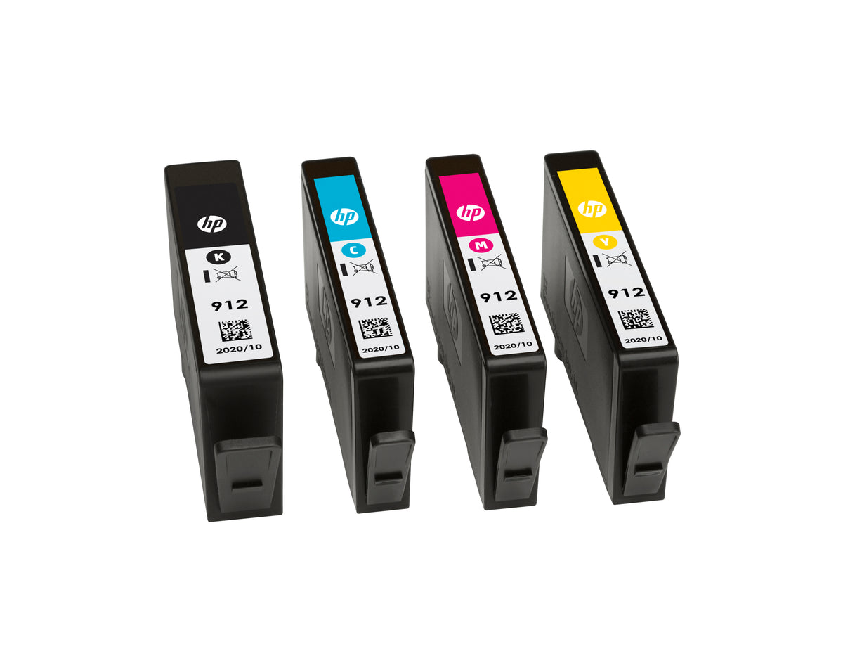 HP 912 Cartouche d'encre jaune authentique (3YL79AE) pour HP OfficeJet 8010 series/ OfficeJet Pro 8020 series