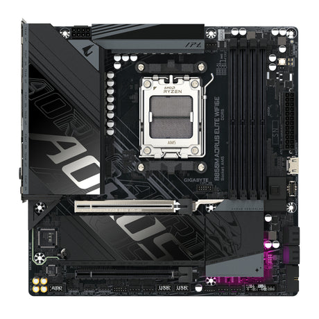 Carte mčre - GIGABYTE - B850M AORUS ELITE WF6E - Format Micro-ATX - Chipset AMD B850 - DDR5 & PCIe 5.0 - WiFi 6E