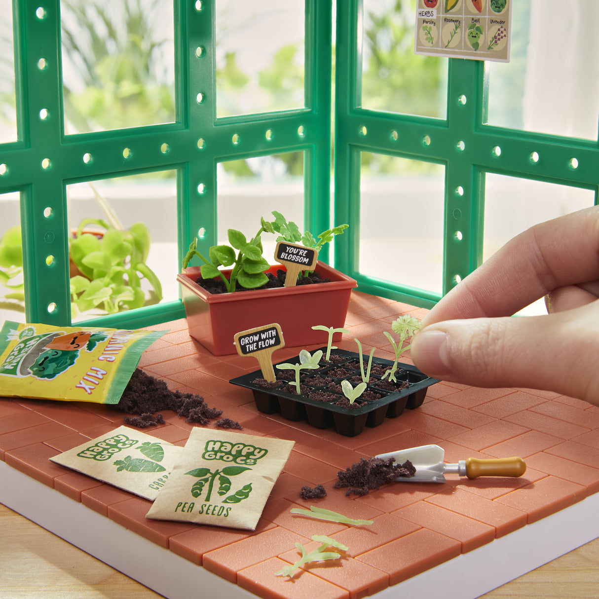 MGA's Miniverse - Spaces Starter Pack - Serre - Des 8 ans -  Jeu de construction - Personnalisation - DIY - Art créatif