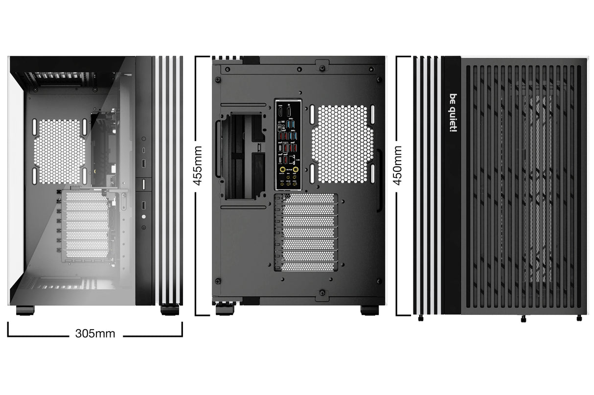 Boitier Moyen Tour ATX be quiet! Light Base 600 DX RGB avec panneaux vitrés (Noir)