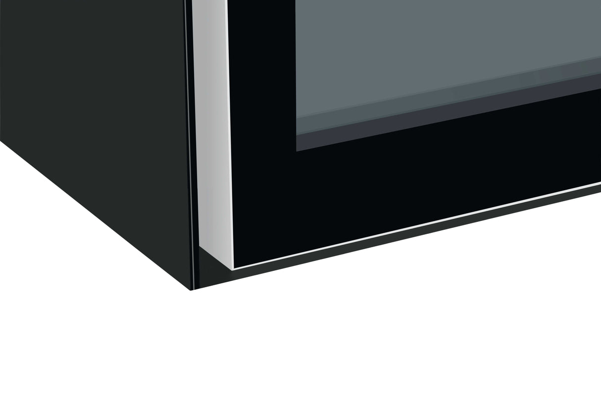 Cave a vin de vieillissement - HAIER HWS188GAE - Pose libre - 188 bouteilles - Mono zone - H185 x L59,5 cm - Noir