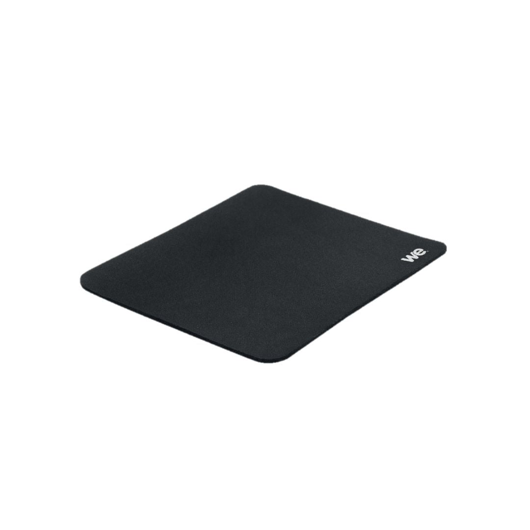 Tapis de souris WE basique noir, Tapis 23 x 19 x 0,3 mm, Base antidérapante, ta