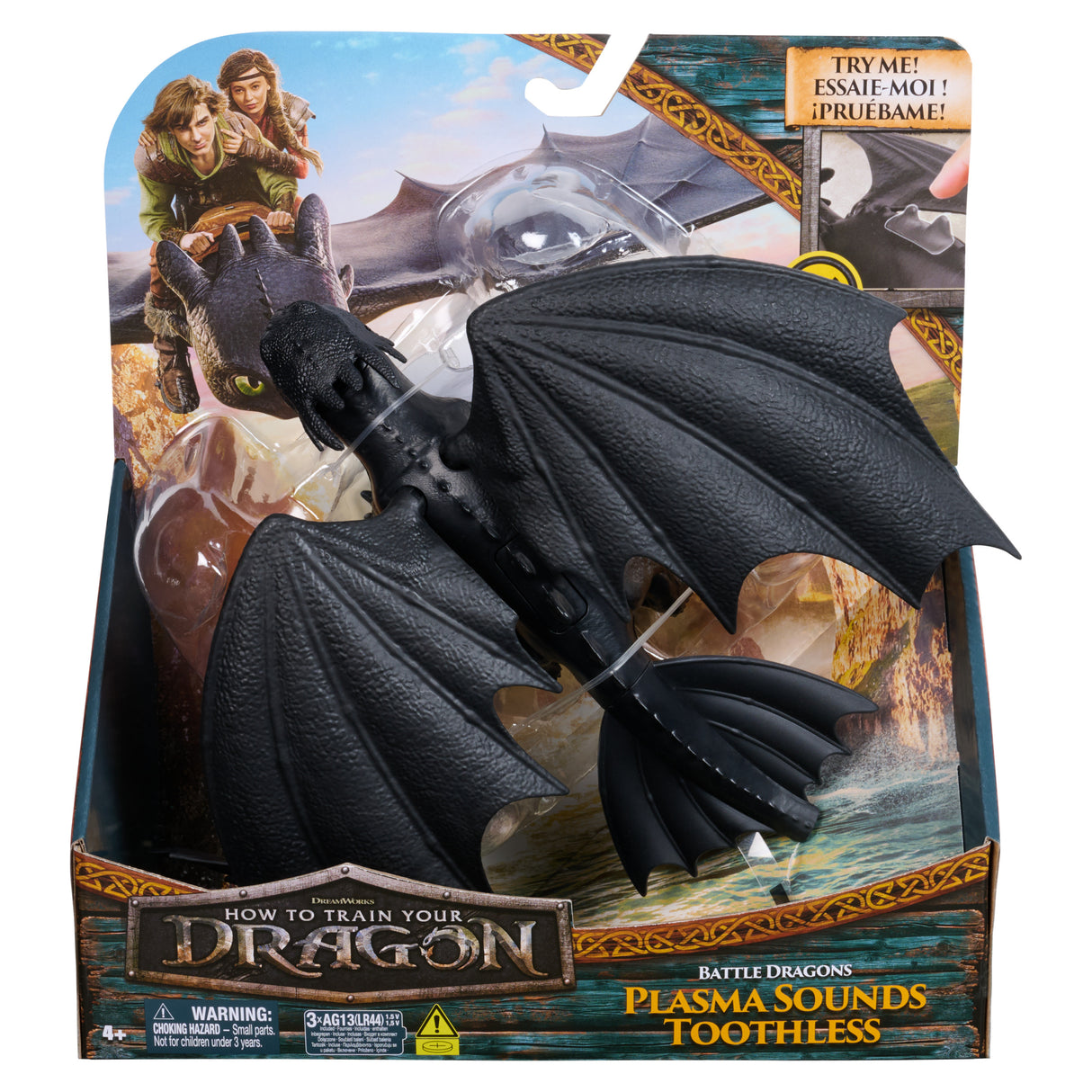 SPIN MASTER FIGURINE DRAGON SONORE 25 CM KROKMOU Dragons Movie