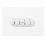 WE Organisateur de c bles pour bureau ou voiture - 4 emplacements x 2pcs - en si