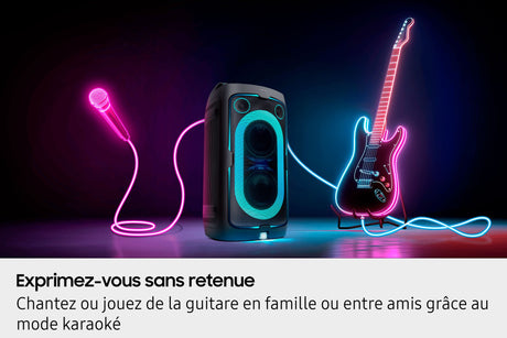 Enceinte - SAMSUNG - MX ST40F/XE - 160 W - Effets lumineux - Bluetooth - Batterie 16h - Noir