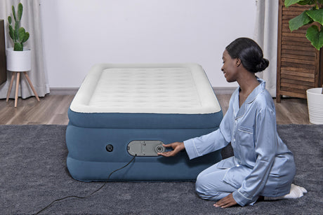 Bestway AlwayzAire™ Matelas gonflable une personne Twin avec double pompe intégrée 1,91 m x 97 cm x 46 cm