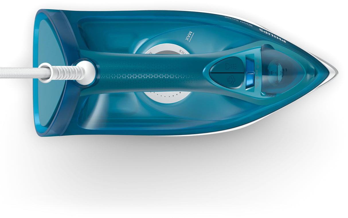 Fer a repasser - PHILIPS - DST3040/70 - A vapeur avec systeme anticalcaire intégré - 40gr/min vapeur continue - 2400W - Bleu