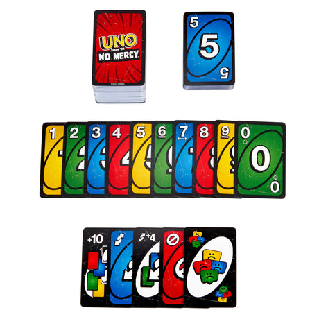 Mattel Games - UNO No Mercy - Jeu de cartes pour toute la famille