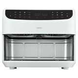 Friteuse a Air Chaud - MEDION - P20 XXL Twin - 2600 W - 2 paniers - 9 programmes - Blanc