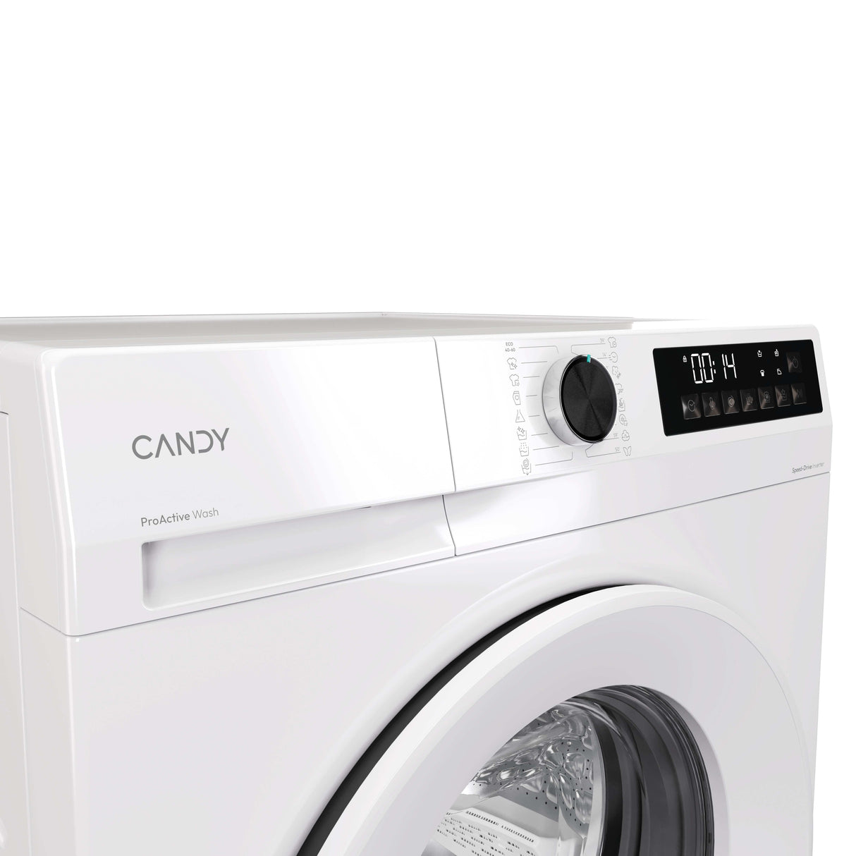 Lave-linge hublot CANDY GD 4108-S ProWash 300 - 10 kg - Induction - Vapeur - 1400 trs/min - Classe A -20% - Blanc