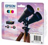 EPSON Multipack 502 - Jumelles - Noir, Cyan, Magenta, Jaune (C13T02V64020)