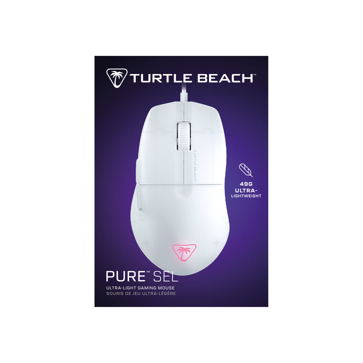 Souris gaming sans fil ultra légere - TURTLE BEACH - Pure SEL - Blanche