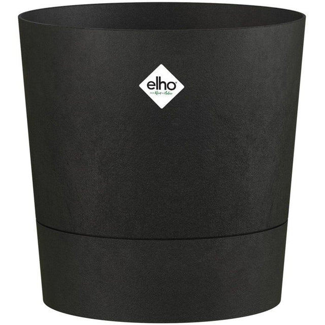 Pot de fleur rond - ELHO - Foss Rond 43 - 39 L - Ř 43 x H 43 cm - Noir - Extérieur