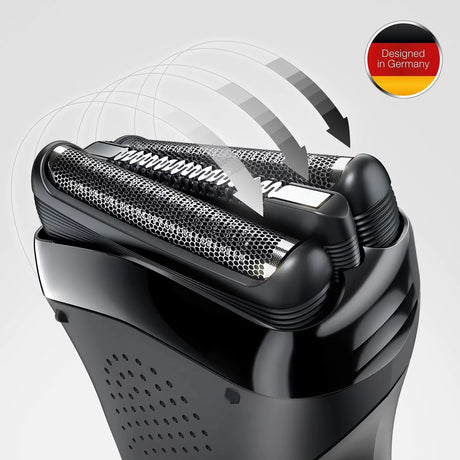 Tete de rasoir BRAUN Series 3 - 2 grilles - 100 % fabriqué en Allemagne