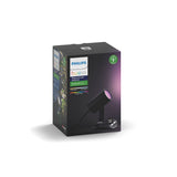Projecteur de jardin - PHILIPS HUE - Lily - Lumiere blanche et colorée - Noir - Basse tension - Extension - IP67
