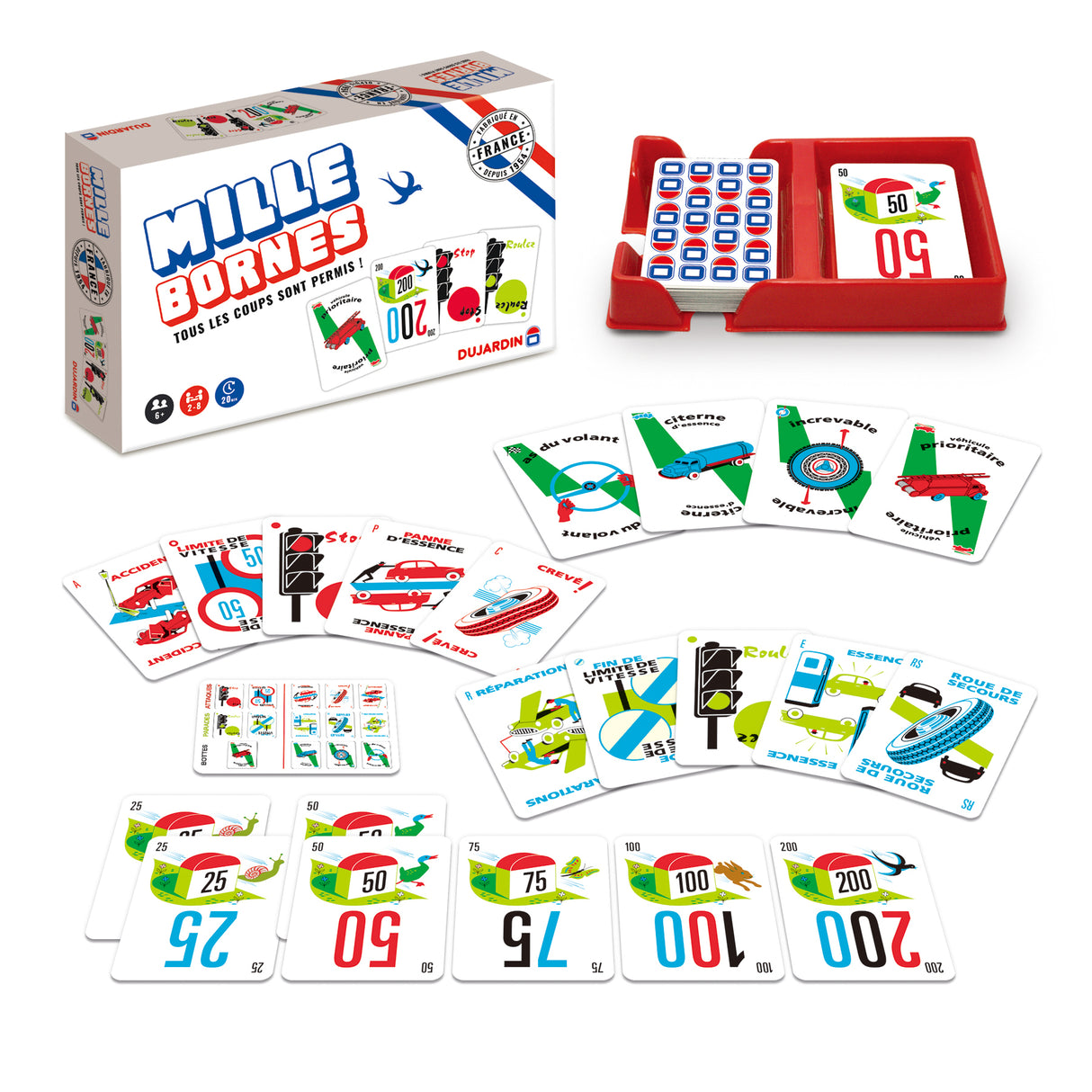 Mille bornes Classique - Jeu de société - DUJARDIN - Des 6 ans