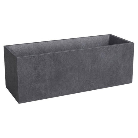 ARTEVASI Jardiniere - SYDNEY - Plastique - Anthracite - 80 cm - 57 L - Dimensions: 79.5x29.5x29.5 cm