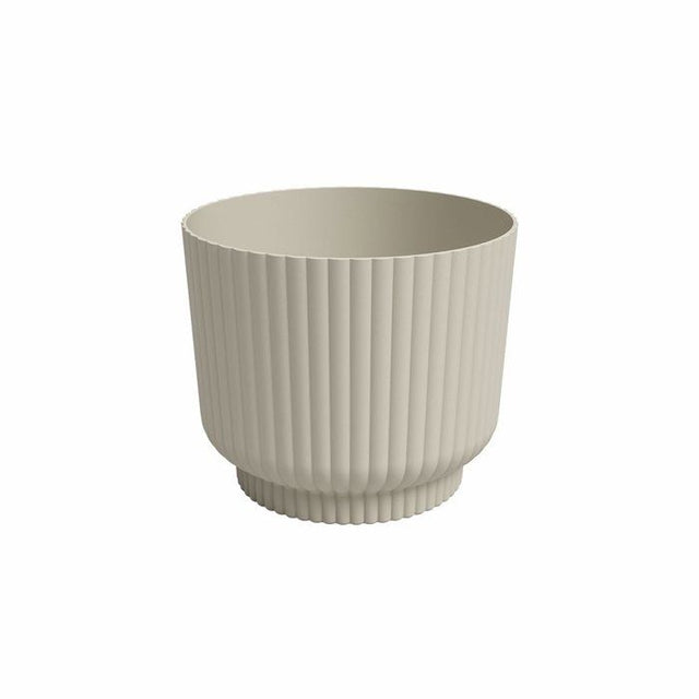 ARTEVASI Pot de fleur - Miami Wavy - 30 cm - 13 L - Creme - Dimensions: 29.7x29.7x25.1 cm