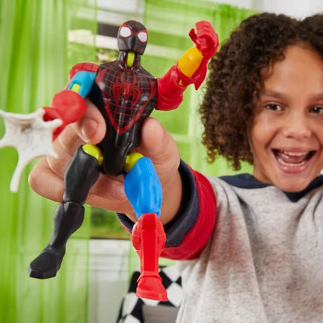 MixMashers Miles Morales, figurine personnalisable a mélanger et combiner avec accessoires, Marvel, Des 4 ans