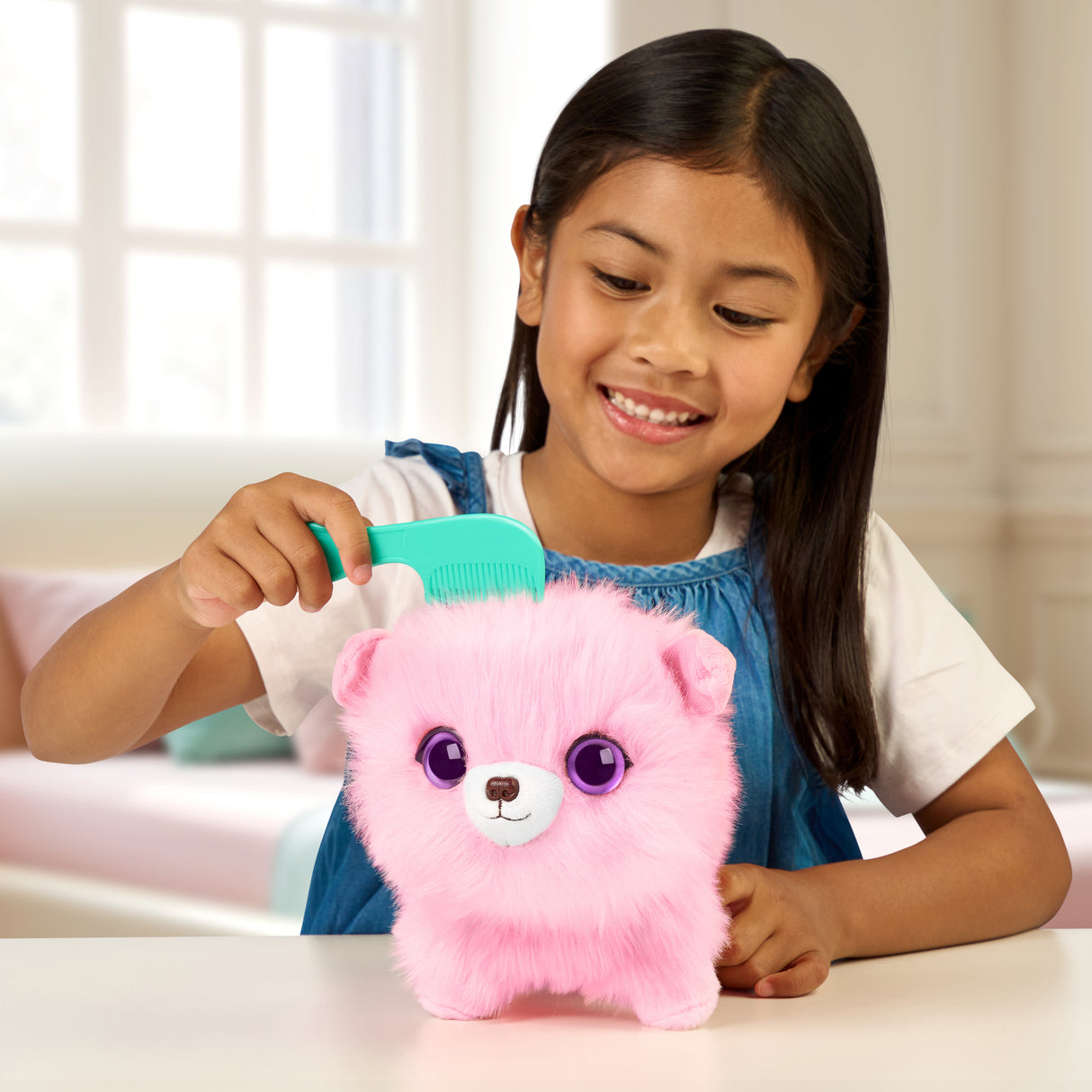 Animaux en peluche - SCRUFF A LUVS - Boule de poils - Rose