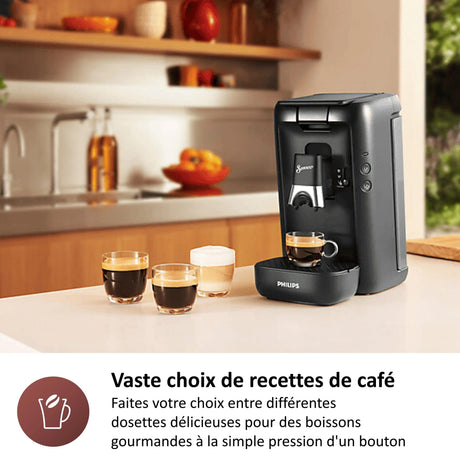 Cafetiere a dosette - PHILIPS - SENSEO - CSA260/51 - Maestro - Gris cachemire