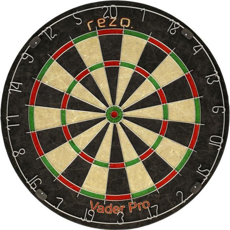 Jeu de fléchettes - VADER PRO - Set cible et 6 fléchettes inclus - Fibres de sisal - REZO
