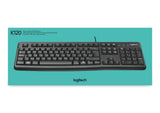 Clavier Logitech K120 Qwerty USB (OEM) (Noir)