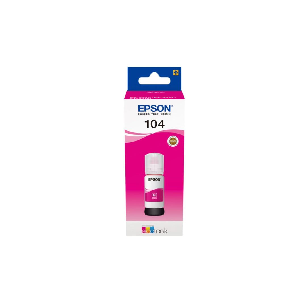 EPSON 104 EcoTank Magenta ink bottle