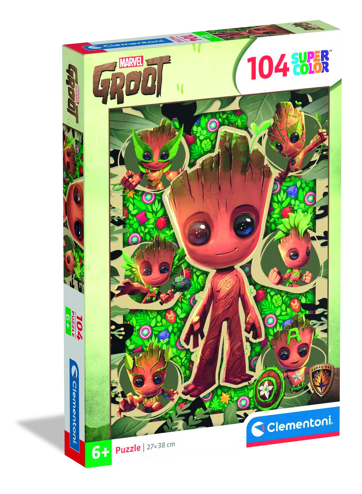 CLEMENTONI - 104 pieces - Marvel, Groot