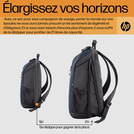 Sac à Dos Ordinateur Portable HP Travel 15,6"max (Noir)