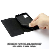 WE Etui folio CLASSIQUE XIAOMI REDMI NOTE 9 PRO / REDMI NOTE 9S Noir