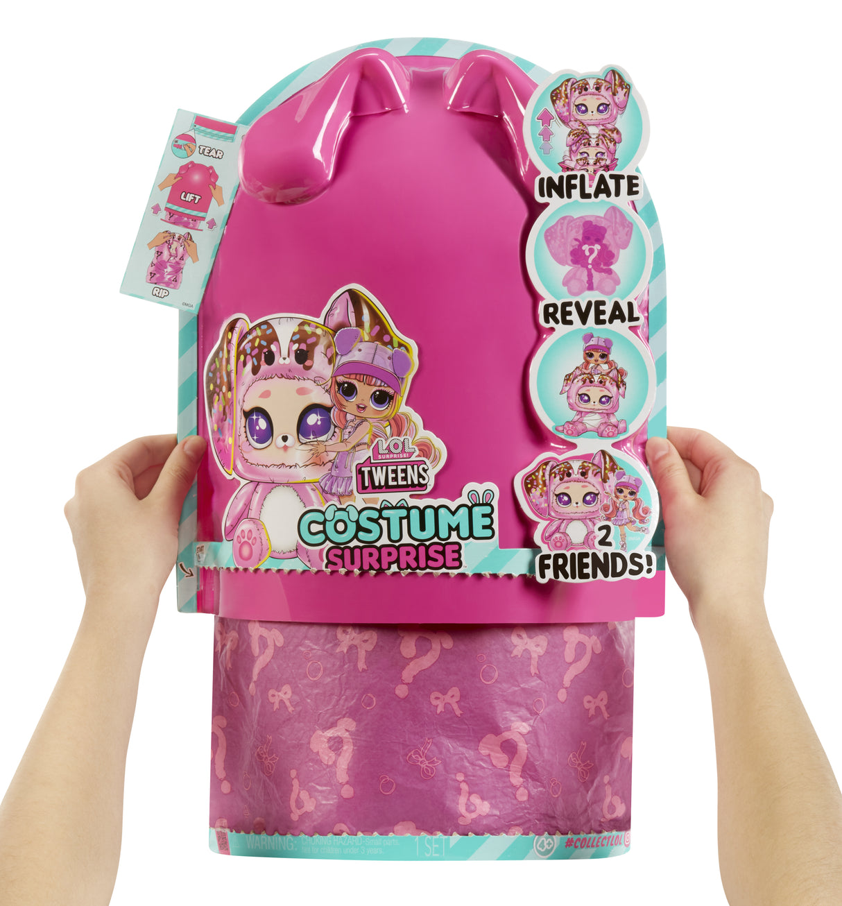 L.O.L. Surprise - Poupée Tweens Costume - Ali Dance - Poupée de 17cm + animal gonflable - Surprise a découvrir - 4 modeles a collect
