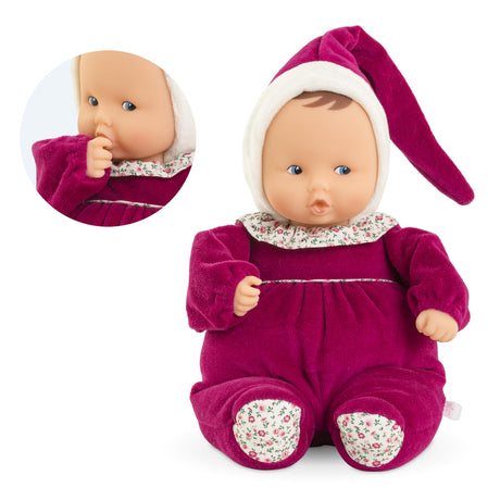 Doudou - COROLLE - Babipouce Rose Grenadine - 28 cm - senteur vanille - des la naissance