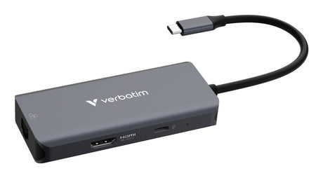 Station d'accueil portable USB-C 3.2 Verbatim Essentials (Gris)