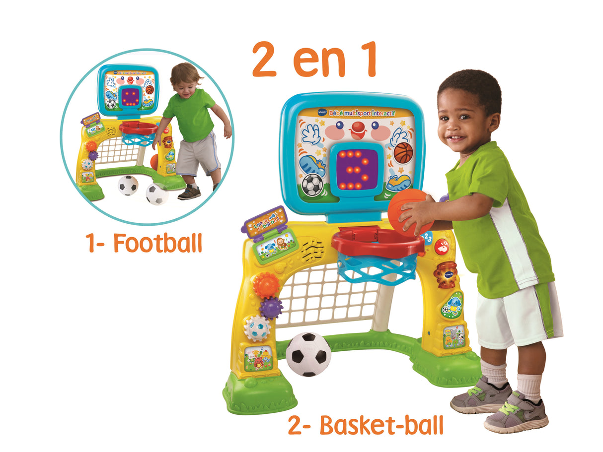 Jeu interactif Bébé Multisport Intéractif - VTECH - Basket/Foot - 12 a 36 mois