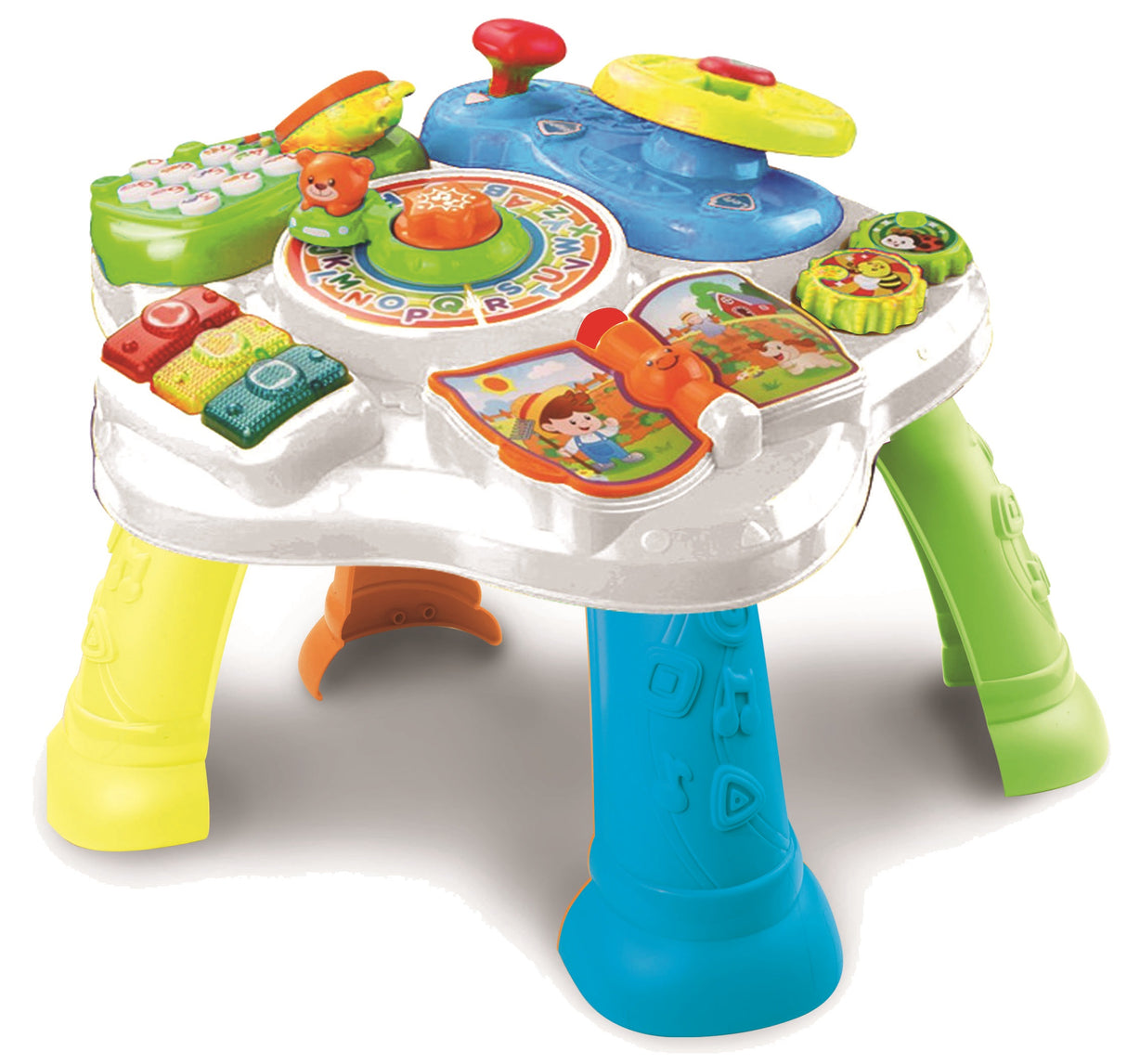 Table d'activités bilingue VTECH - Ma Table D'Activités Bilingue - Multicolore - 100% bilingue - 9 mois et plus
