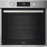 Four encastrable - Pyrolyse hydrolyse - Chaleur pulsée - HOTPOINT - HAO854PSX - Inox - 71 L - A++ - Fonction vapeur
