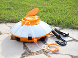 Robot de piscine - Bestway - Frisbee - Autonome - nettoyage fond plat - 5x3m max - Bleu